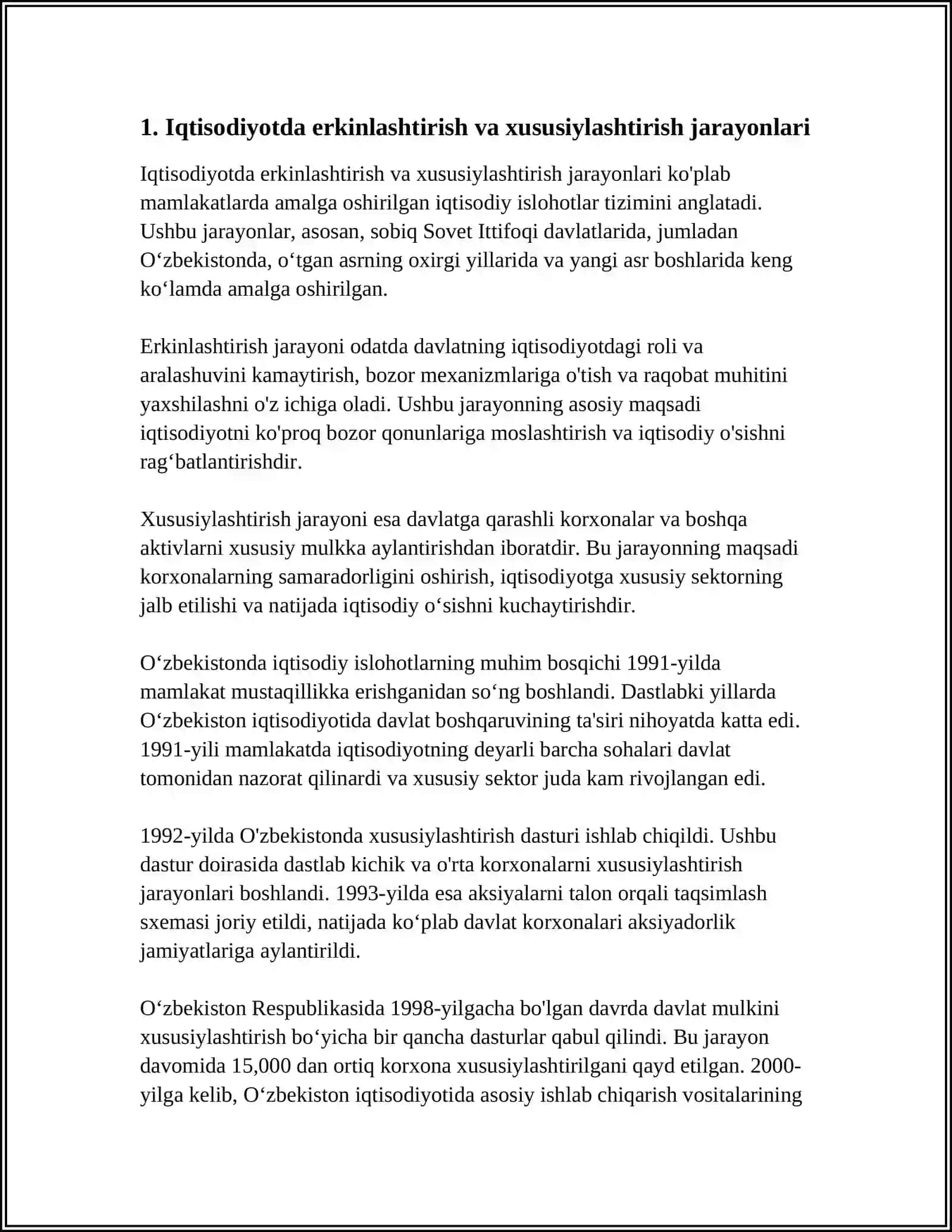 YANGI O'ZBEKISTONDA PREZIDENT SH.M.MIRZAYEV RAHBARLIGI VA TASHABBUSI OSTIDA AMALGA OSHIRILAYOTGAN ISLOHATLAR 3
