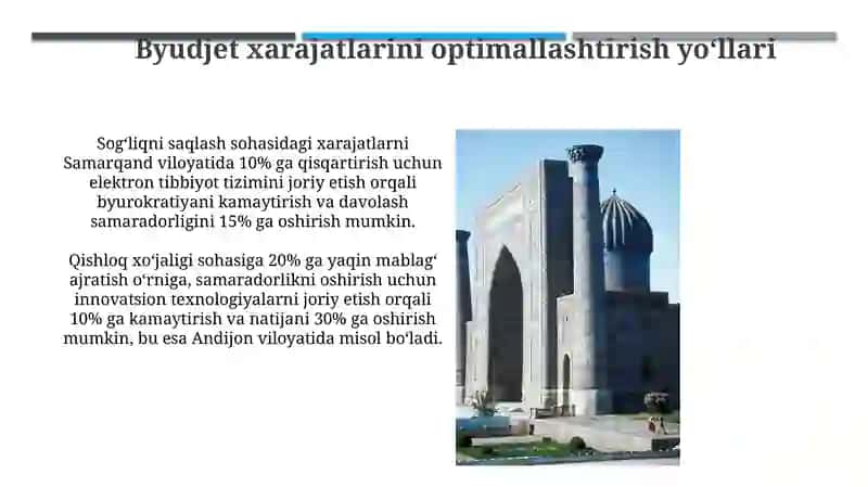 Byudjet xarajatlari tahlili 3