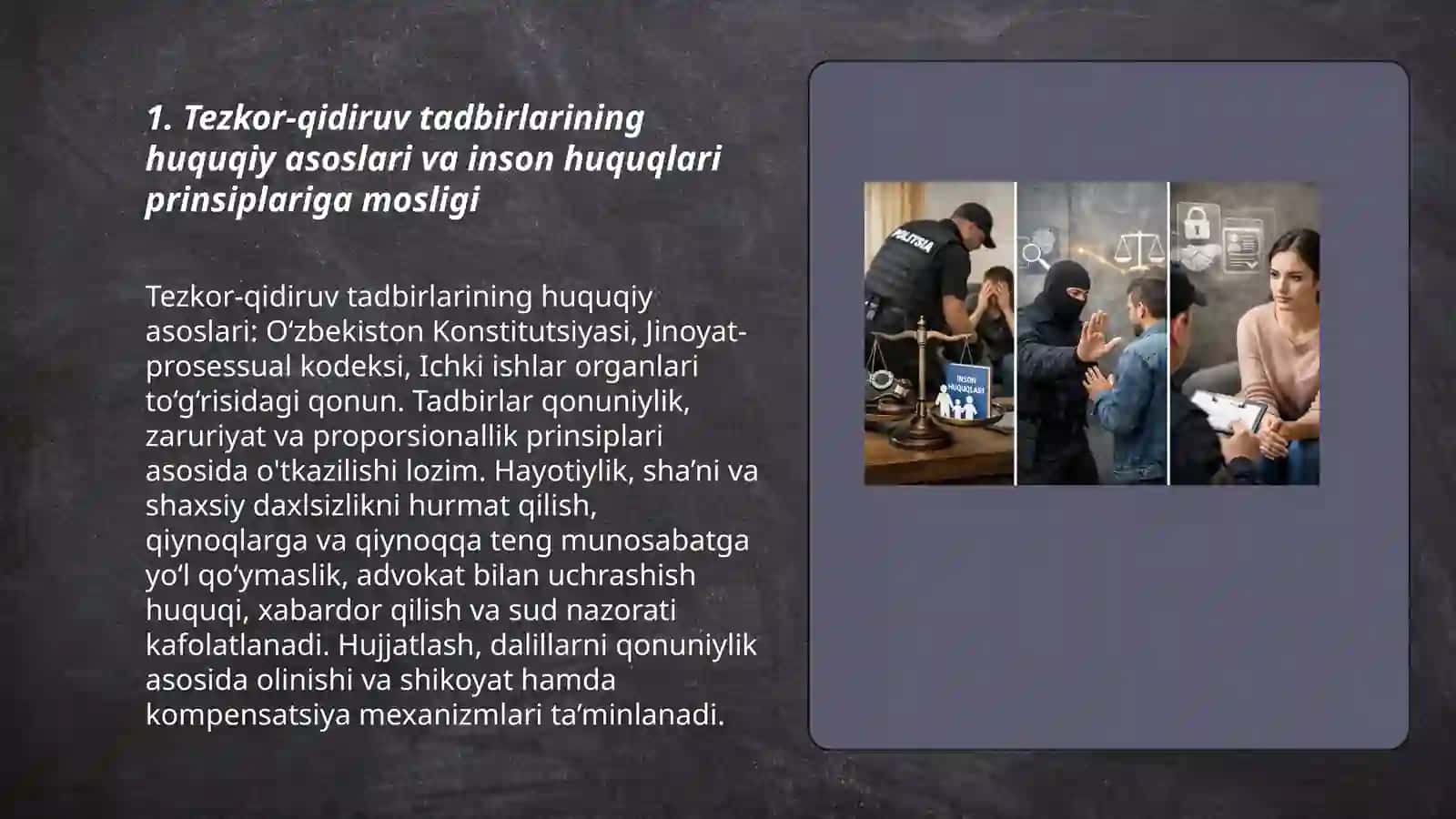 Tezkor-qidiruv Tadbirlarining Huquqiy Asoslari 3