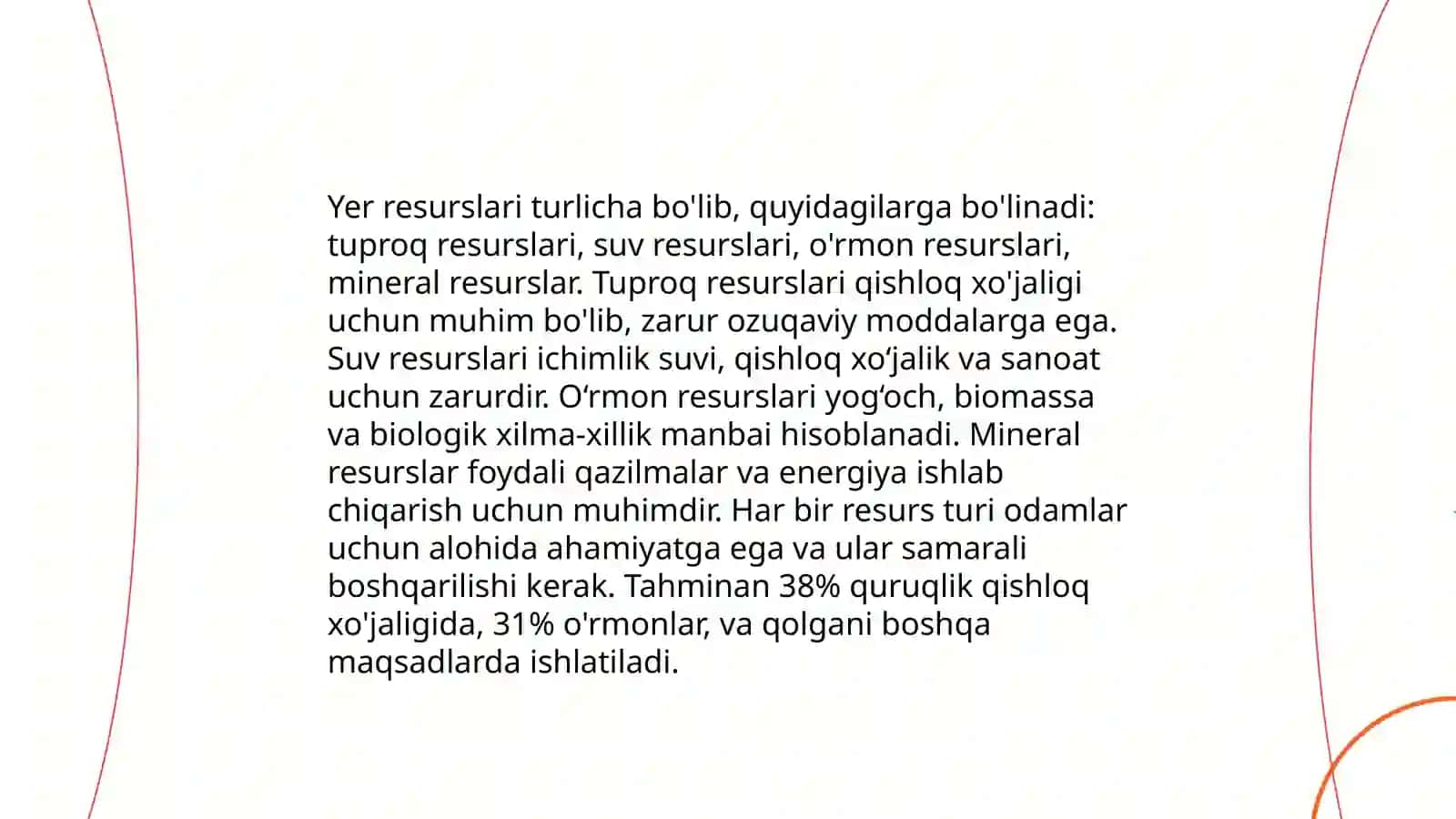 Yerdan foydalanish va yer munosabatlari to'g'risida tushuncha 3