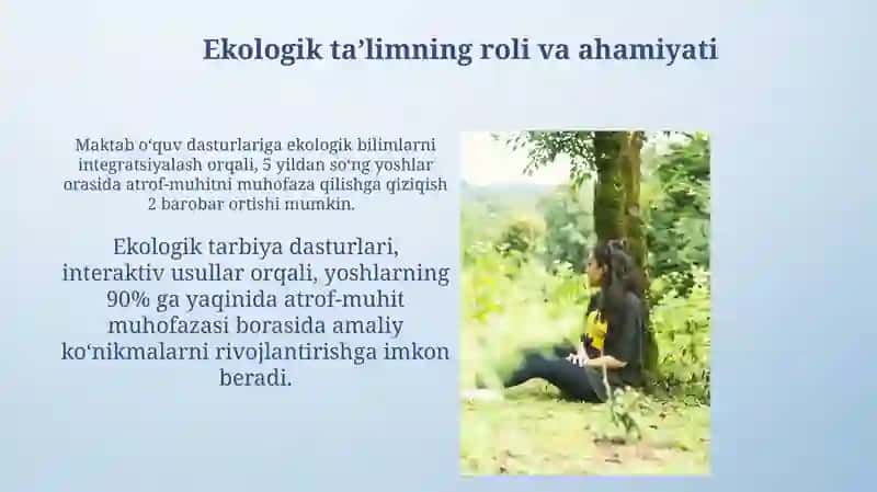 Yoshlarda ekologik ong va madaniyatni shakllantirish 3