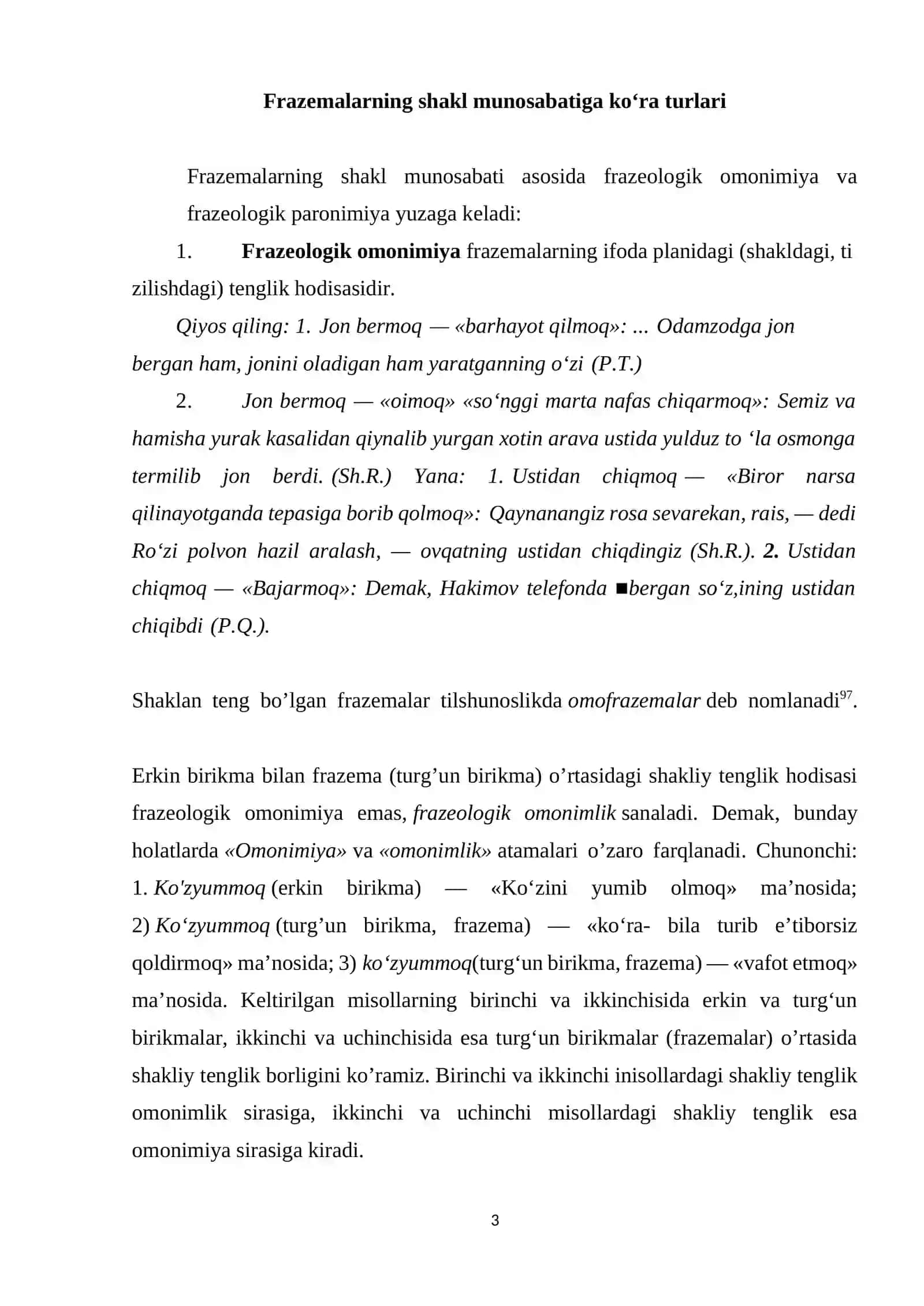 Frazeologik monosemiya 3