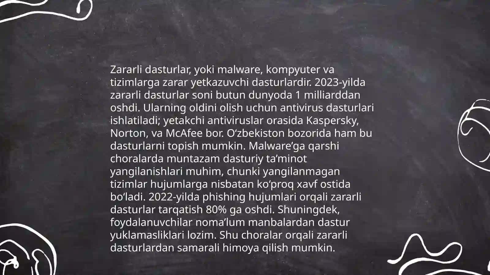 Zararli dasturlarni aniqlash va ularga qarshi choralar 3