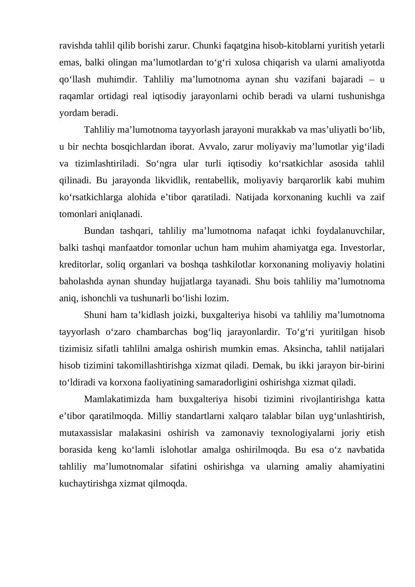 Buxgalteriya hisobi (tahlili maʼlumotnoma tayyorlash) 3