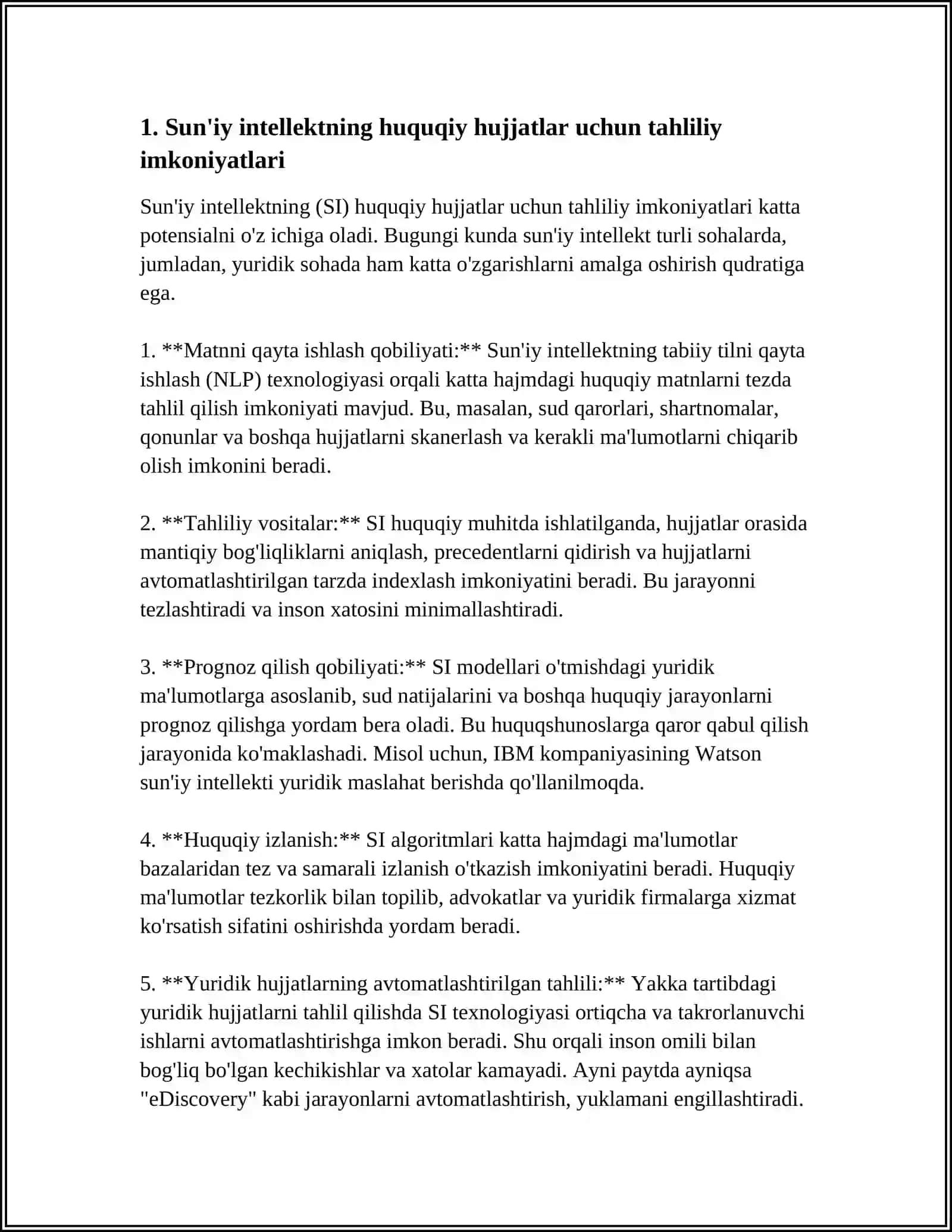 HUQUQIY HUJJATLAR TAYYORLASHDA SUN’IY INTELLEKT TEXNOLOGIYASINING ROLI 3