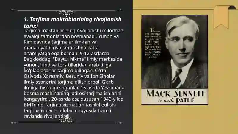 Tarjima maktablarining rivojlanish tarixi 3