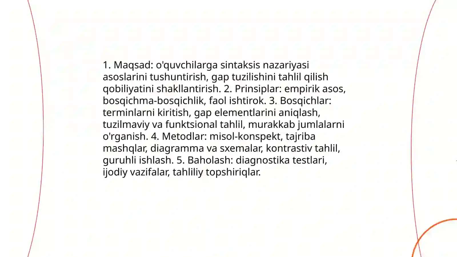 O 'quvchilarda sintaksisni o'rgatish metodikasi 3