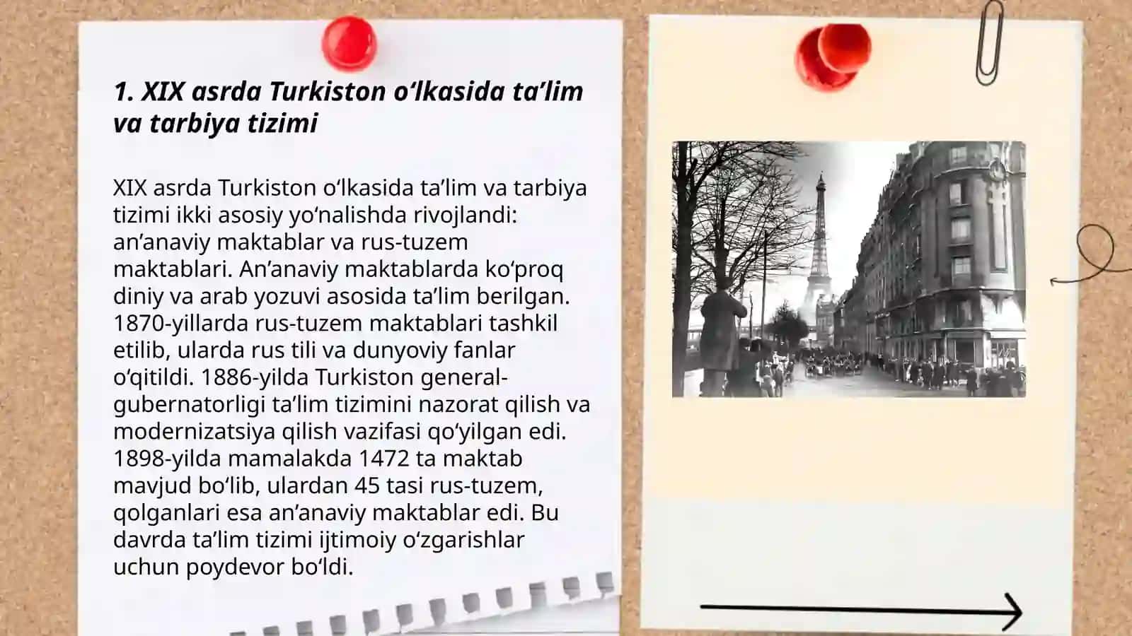 XIX asrda Turkiston o‘lkasida ta’lim va tarbiya tizimi 3