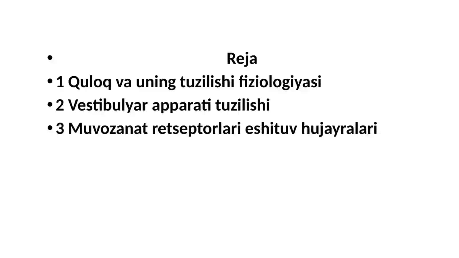 Ichki quloq vestibulyar apparatining tuzilishi va vazifasi 3