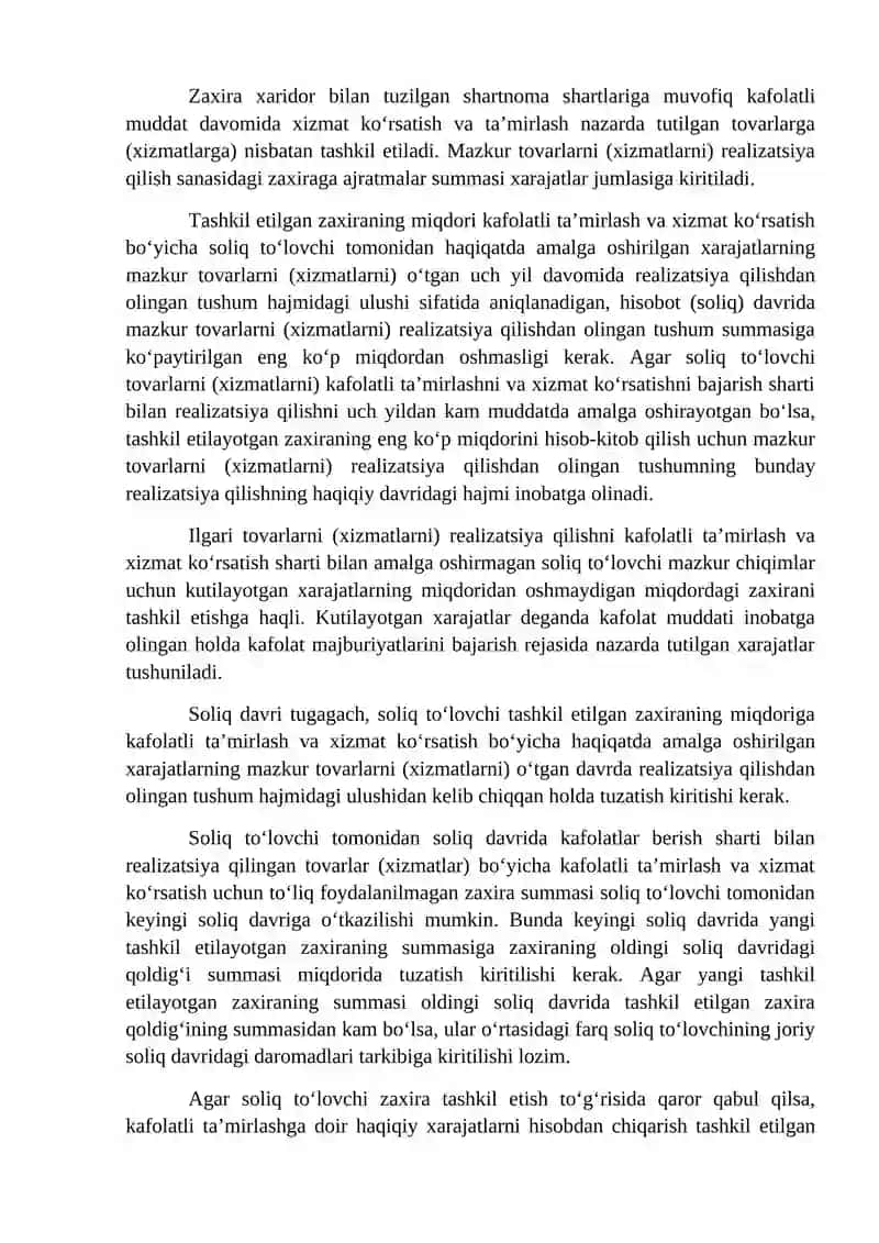 Foyda solig‘ini aniqlashda ayrim xarajatlar guruhi 3