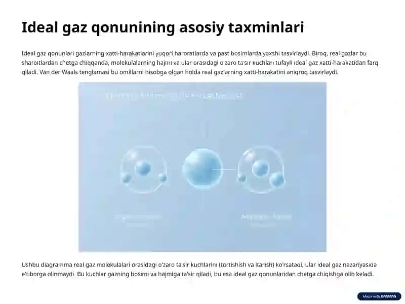 Van-der-Vaals tenglamasi va izotermalari 3