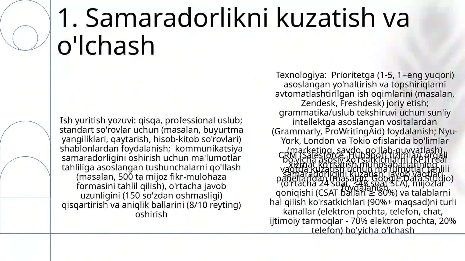 Ish yuritish tili va uslubi. Xizmat yozishmalari bilan ishlash texnologiyalari 3