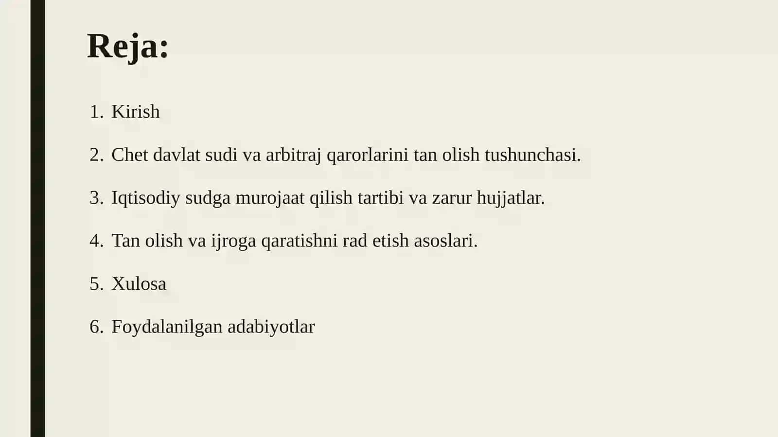 Chet davlat sudlarining va arbitrajlarining hal qiluv qarorlarini iqtisodiy sudlar 3