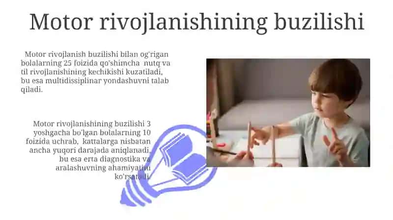 Motor rivojlanish buzilishi 3