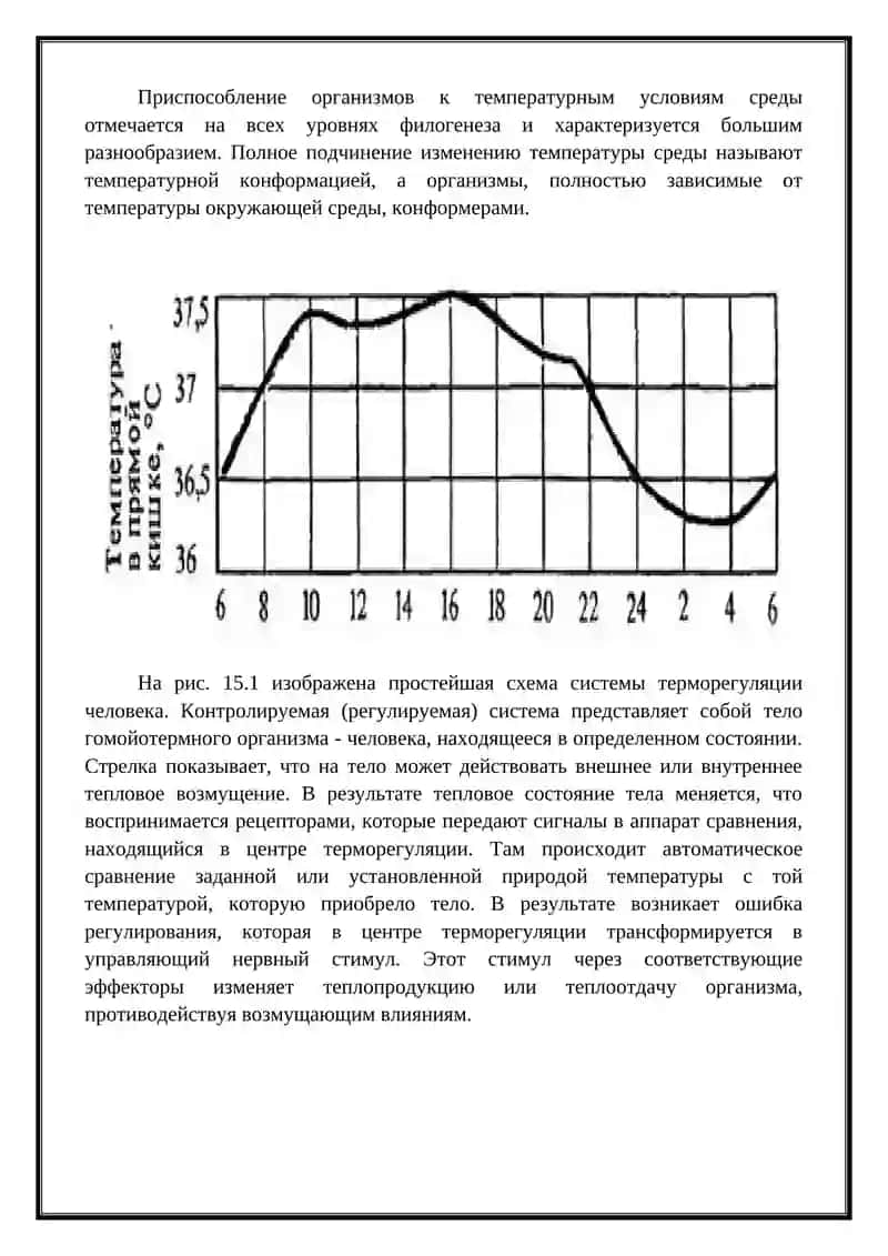 Теплообмен и регуляция температуры тела 3