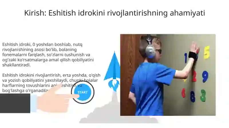 Eshitish idrokini rivojlantirish 3