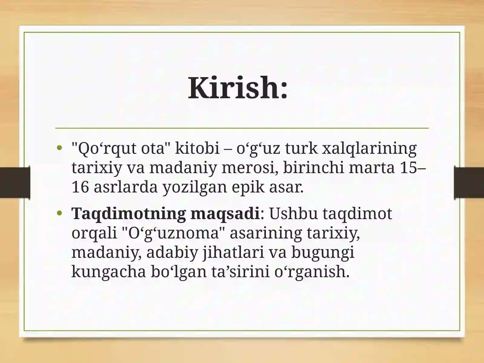 Qo‘rqut ota kitobi – O‘g‘uznoma tahlili 3