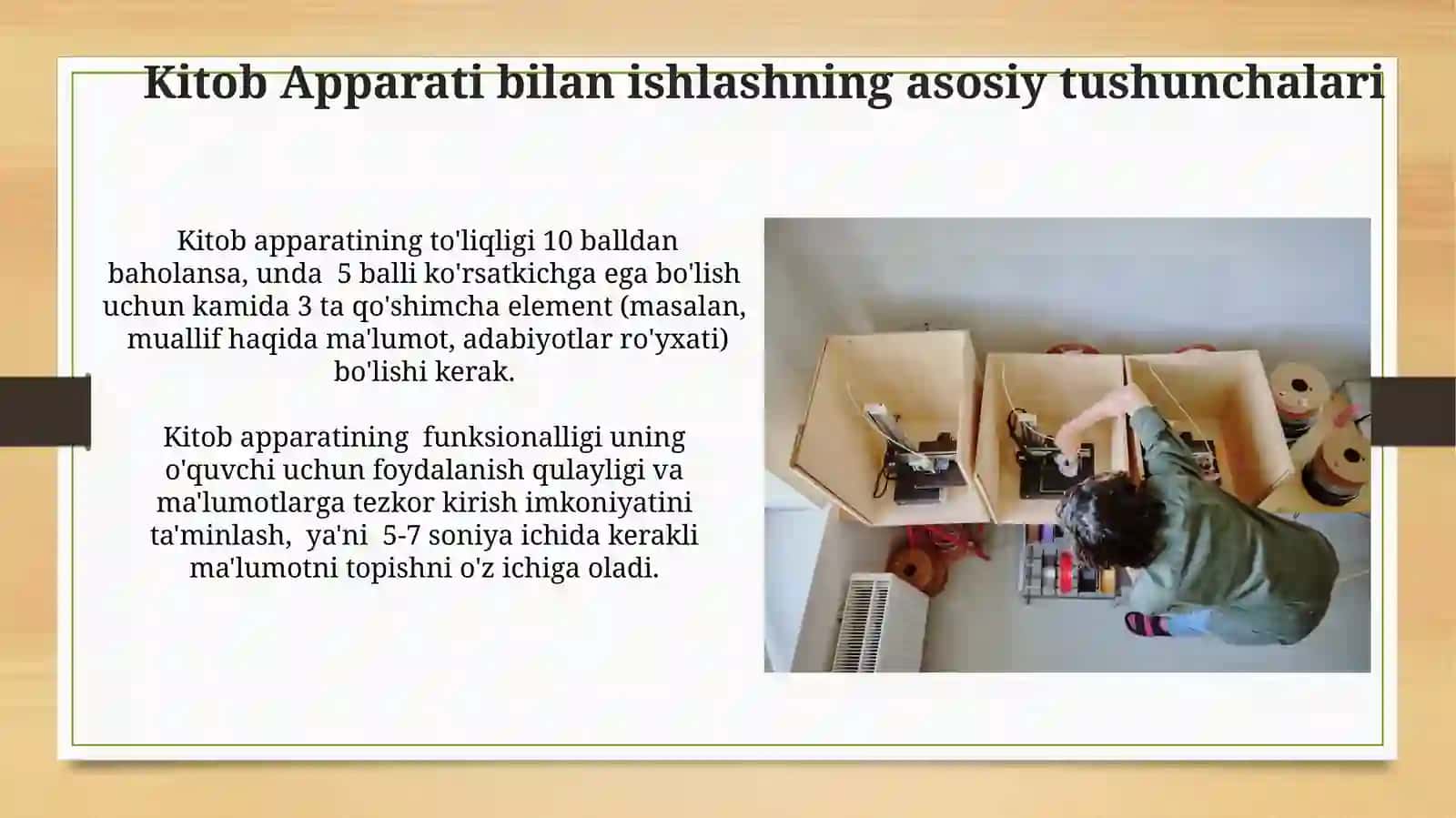 Kitob Apparati bilan ishlash 3