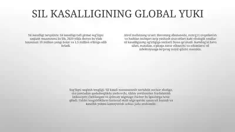 Tuberkulyoz Bilan Kasallanishda Atrof Muhit Omillarining Tasiri 3