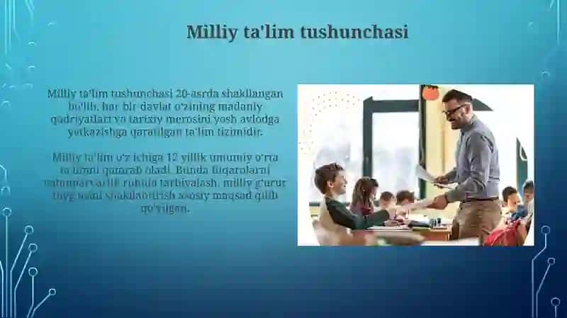 Milliy ta'lim tushunchasi 3