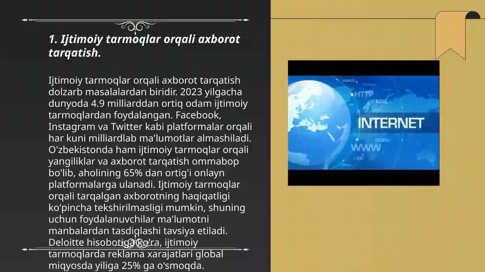 Internet va media blog axborot tarqatishning yangi formalari 3