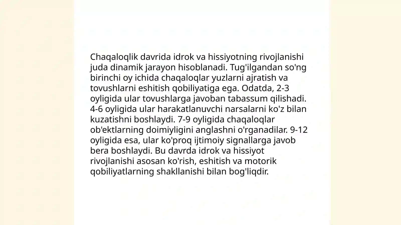 Chaqaloqlik davrining psixologik xususiyatlari va psixodiagnostikasi 3