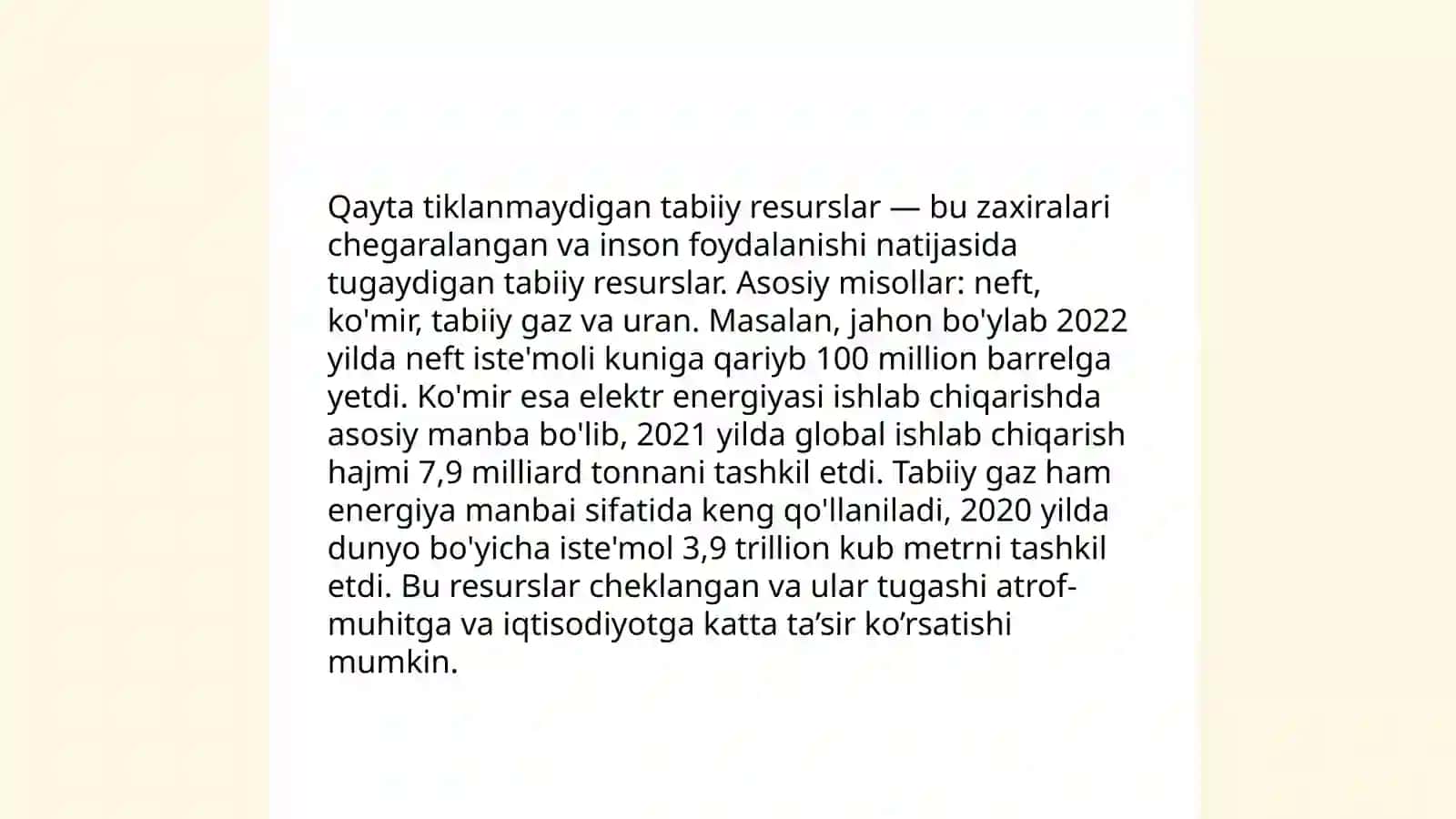 Qayta tiklanmaydigan tabiy resurslarning nazariy asoslari 3