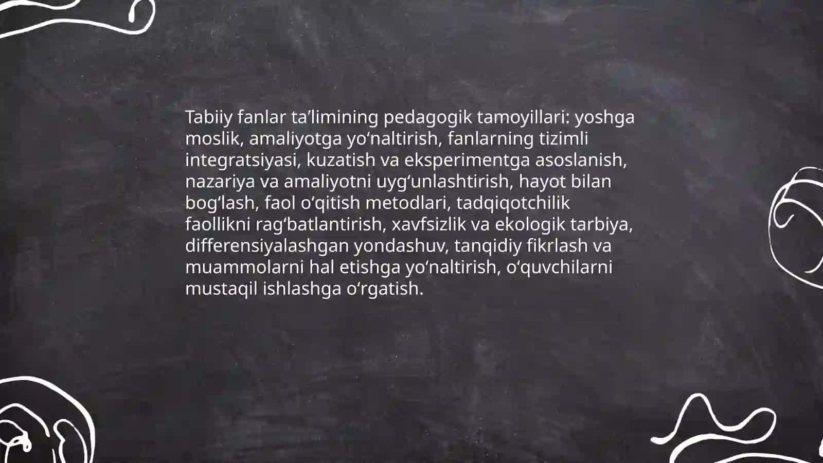 Boshlangʻich taʼlim tabiiy fanlarning tamoyillari va qonuniyatlari 3