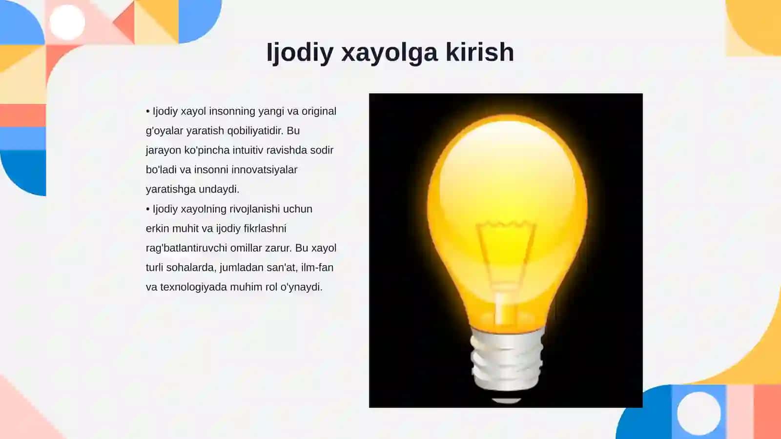 Ijodiy xayol va reproduktiv xayol 3