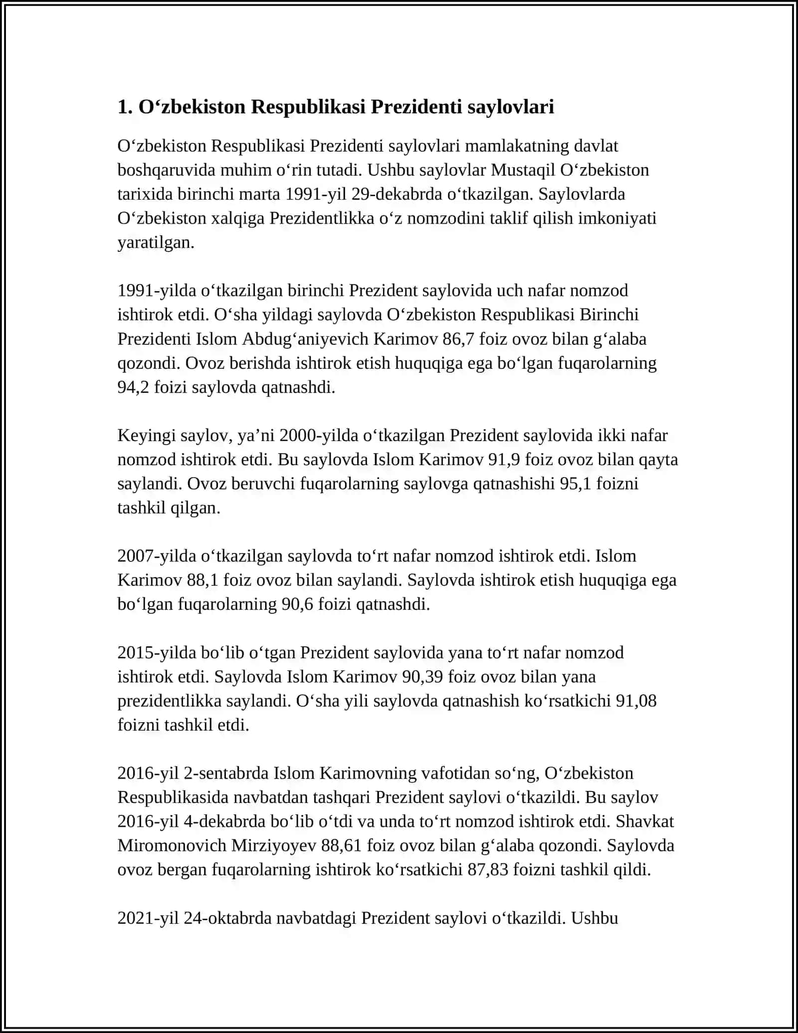 OʻZBEKISTON RESPUBLIKASI PREZIDENTI 3