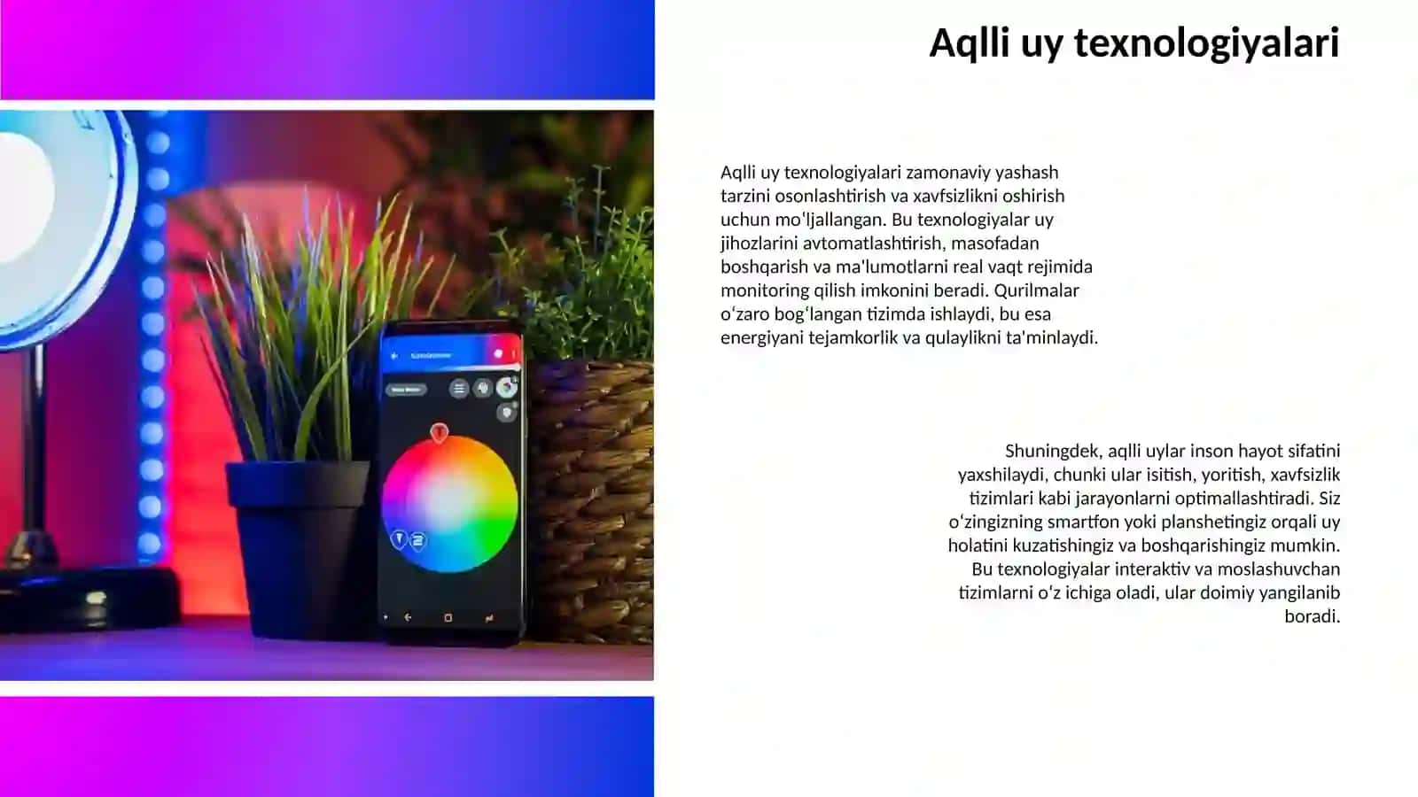 Aqlli uy texnologiyalari 3