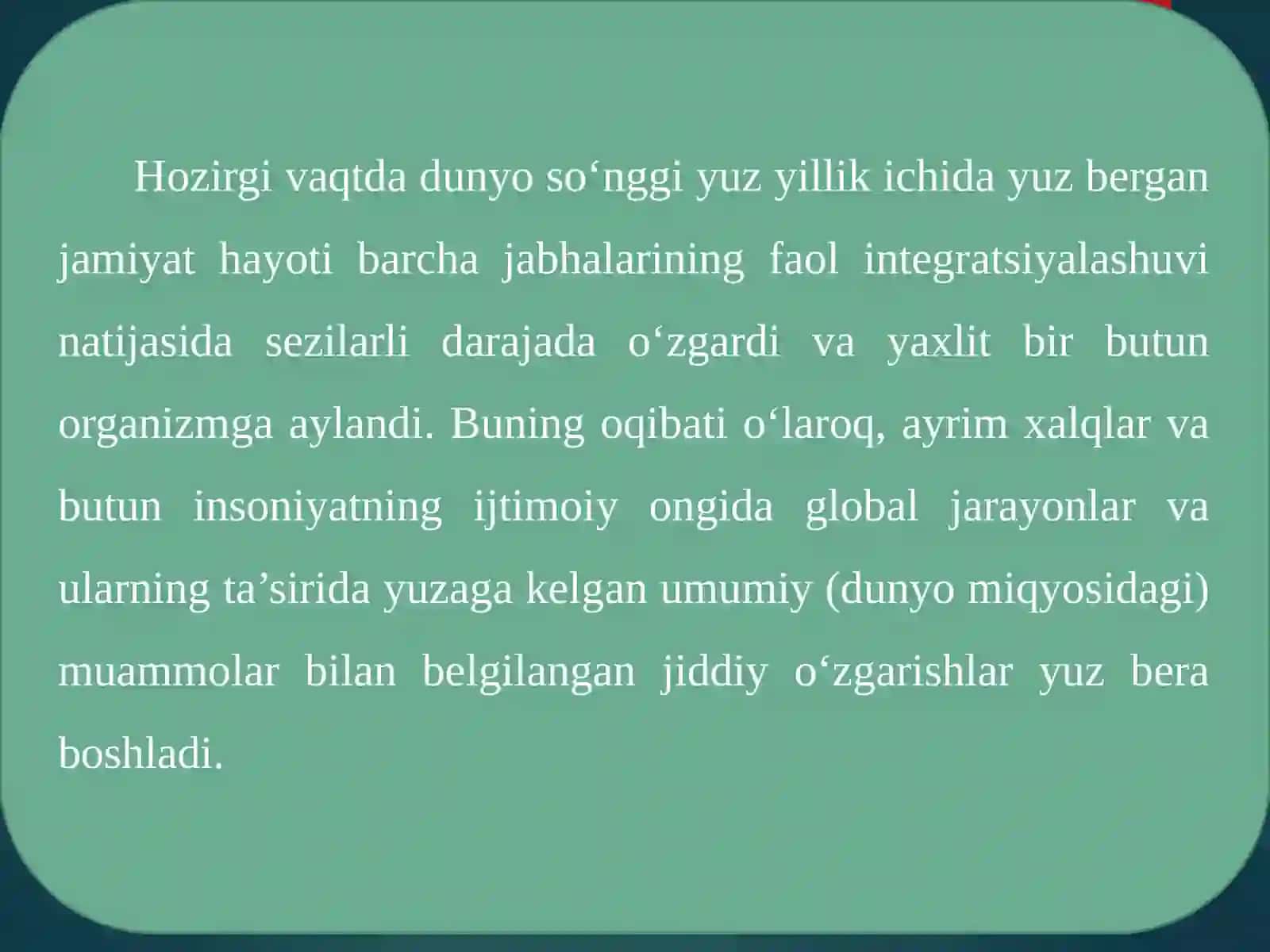 Globallashuv va barqaror taraqqiyot falsafasi 3
