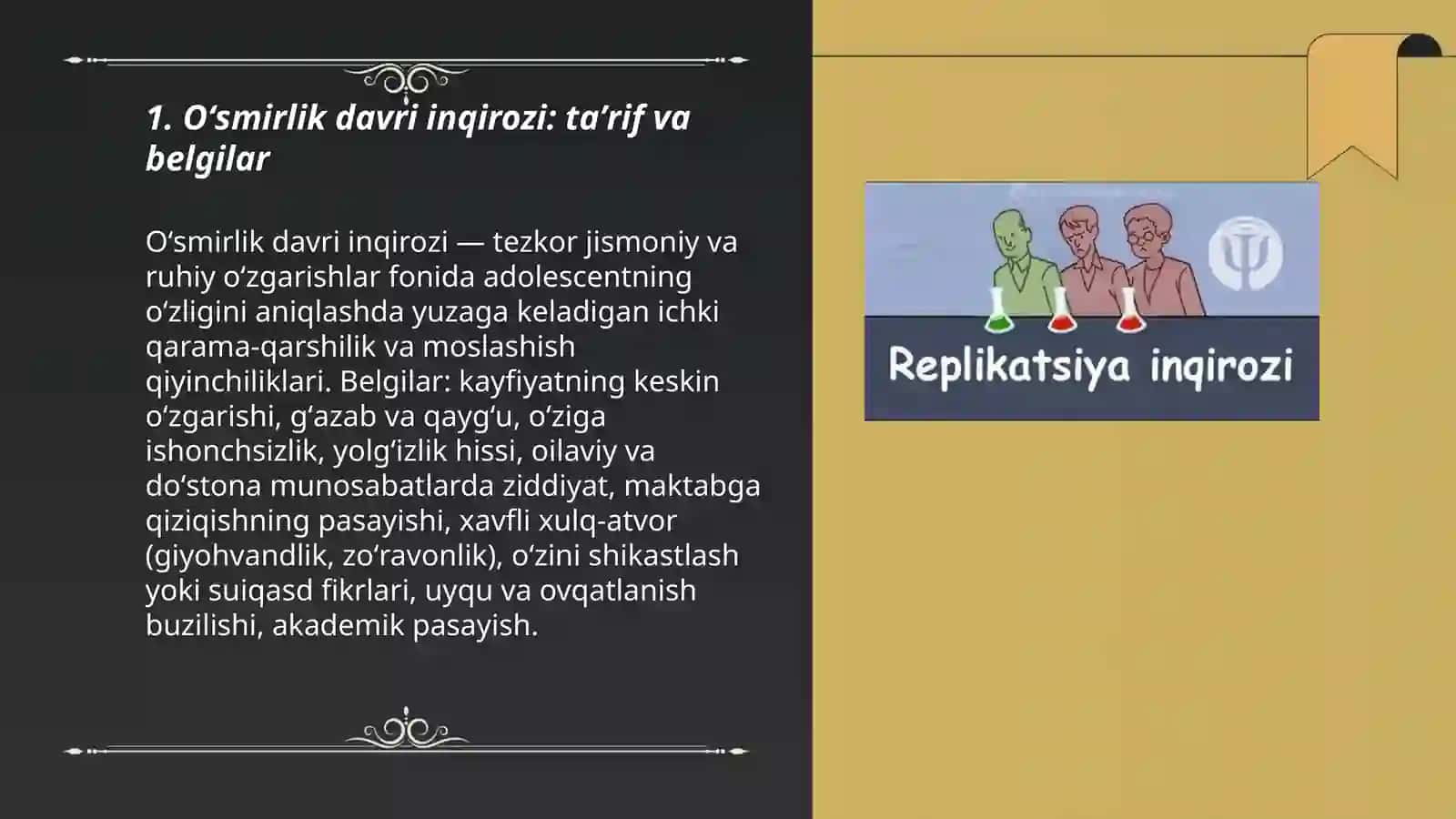 Oʻsmirlik davri inqirozi va uning sabablari 3