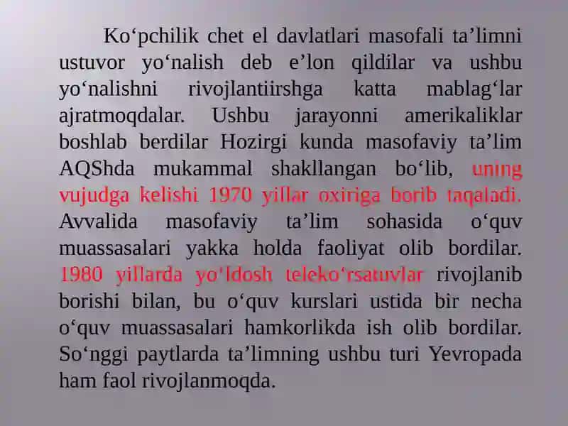 KOMPYUTER TARMOQLARIGA ASOSLANGAN MASOFAVIY TA’LIM TIZIMI 3
