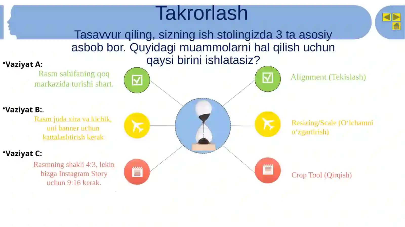 Tasvirni aniq joylashtirish. Tasvirning tomonlar nisbatini oʻzgartirish 3