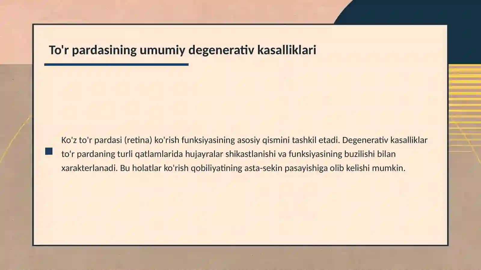 Ko'zning degenerativ va o'sma kasalliklari 3