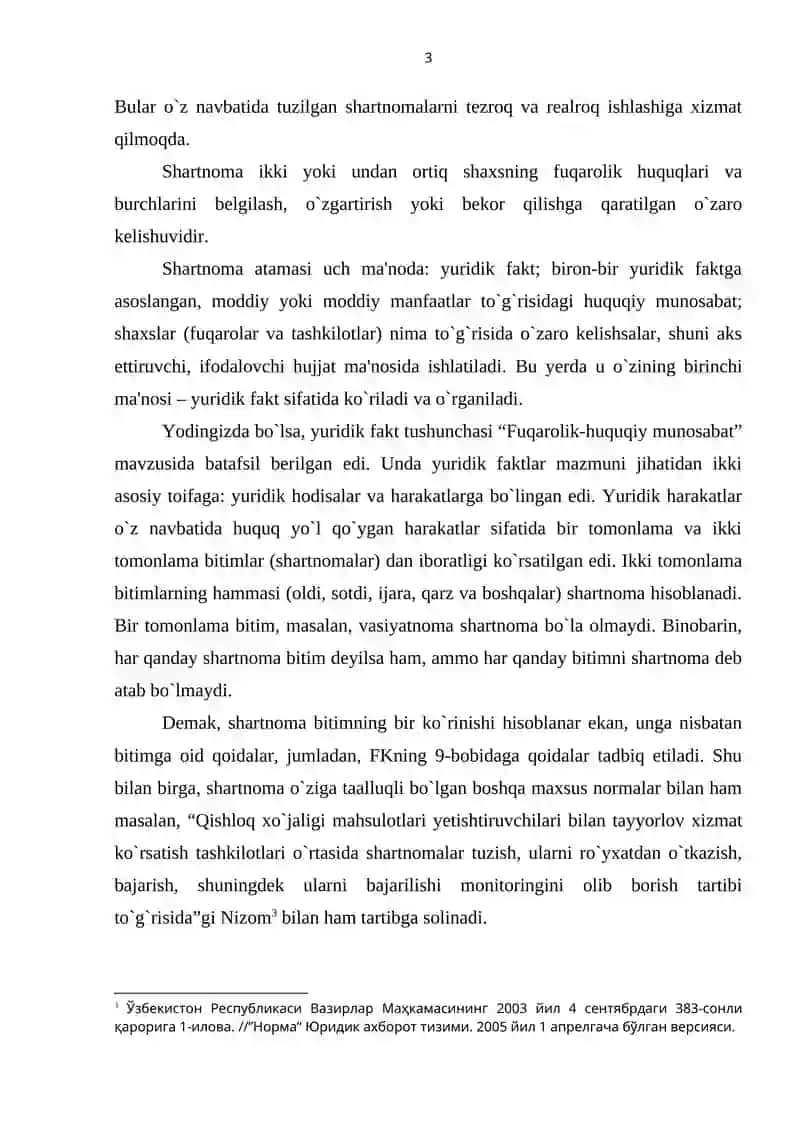 Shartnoma tushunchasi va tuzish shartlari 3