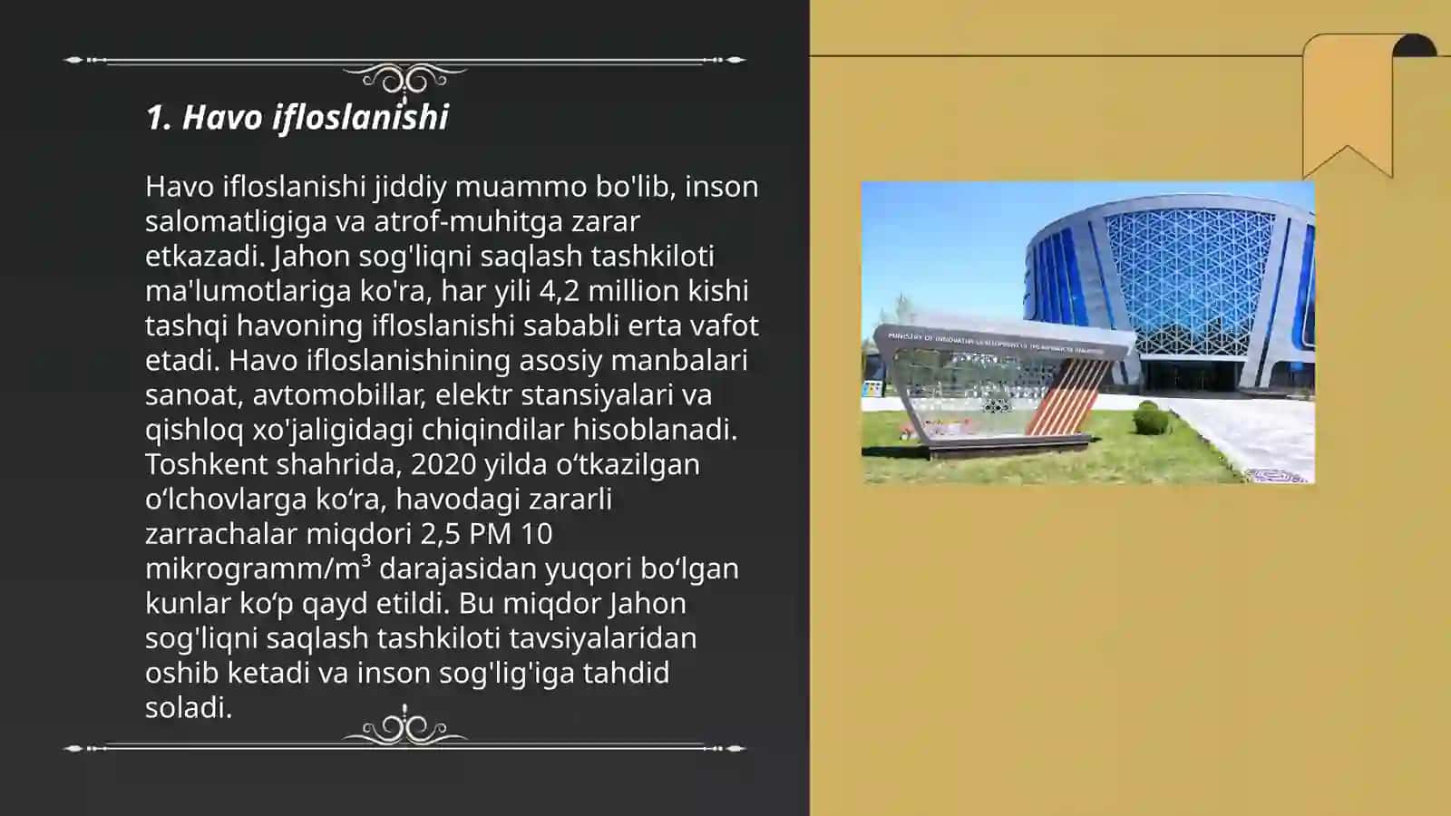 O'zbekiston Respublikasining ekoligik muammolari 3