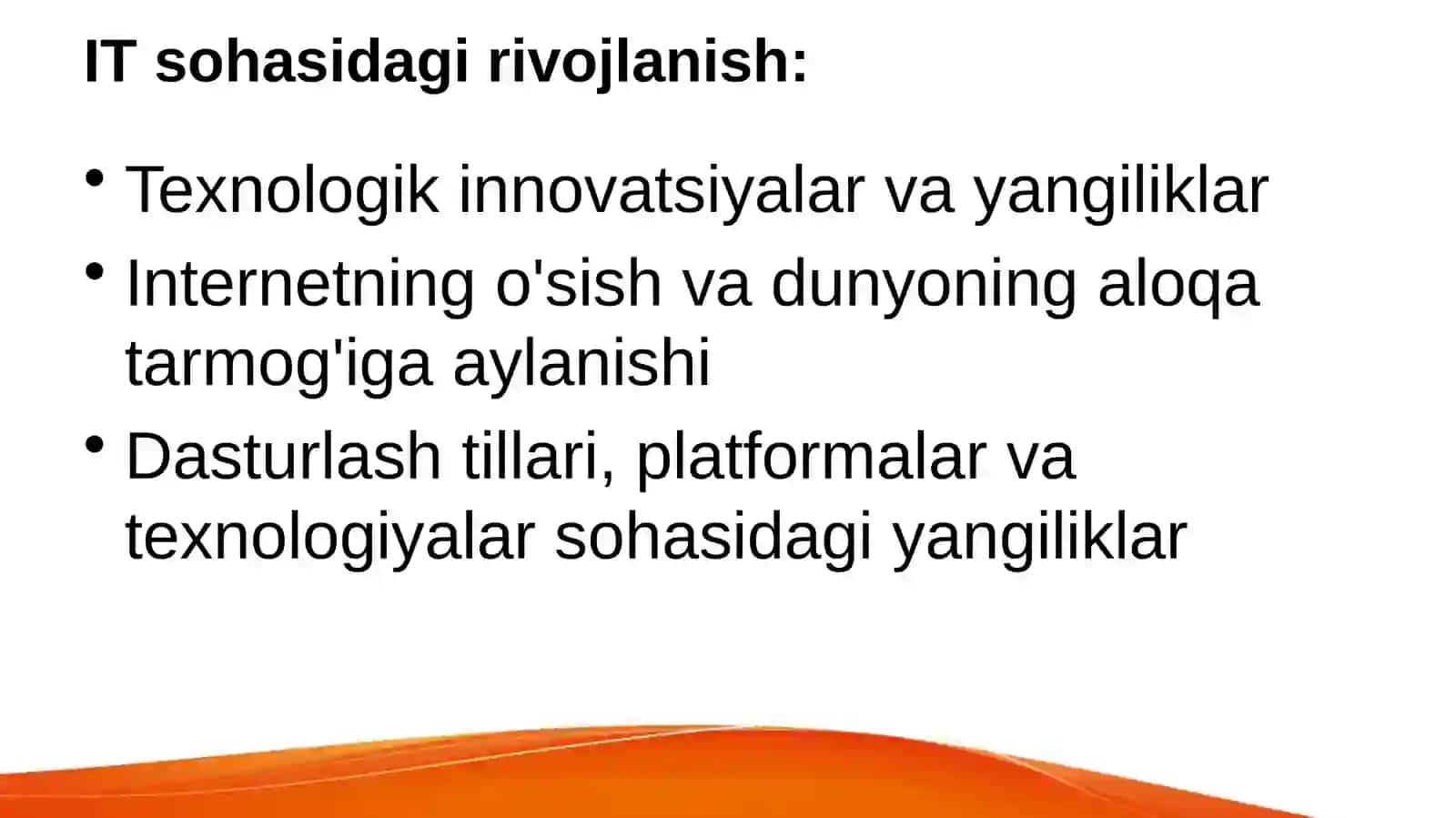 Jahon IT -bozorining rivojlanishi 3