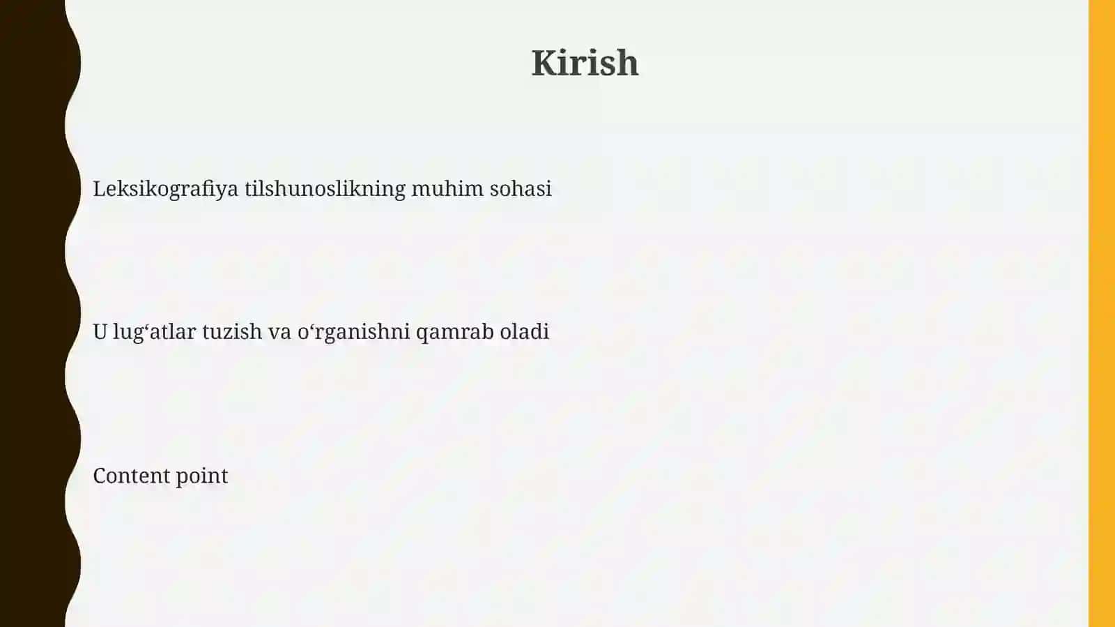 O‘zbek leksikografiyasi. Bir tilli va ko‘p tilli lug‘atlar bilan tanishish 3