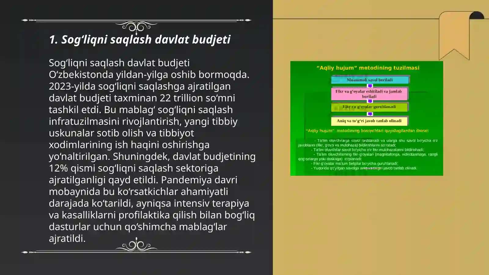 Sogʻliqni saqlash tizimi harajatlarini moliyalashtirish manbalari 3