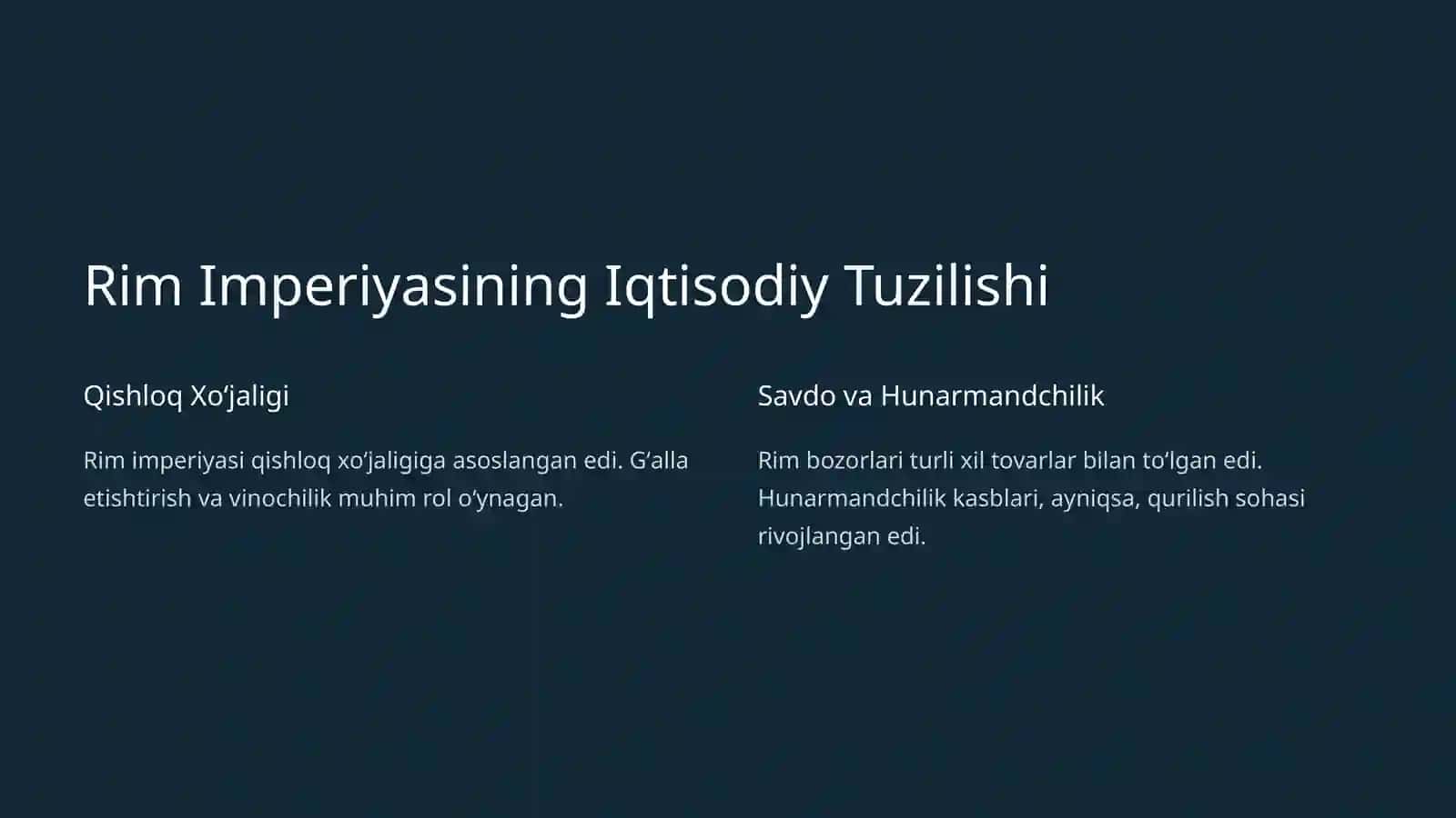 Jahon Iqtisodiy Tarixining Sirlari: Qadimgi Iqtisodiy Taʼlimotlar 3