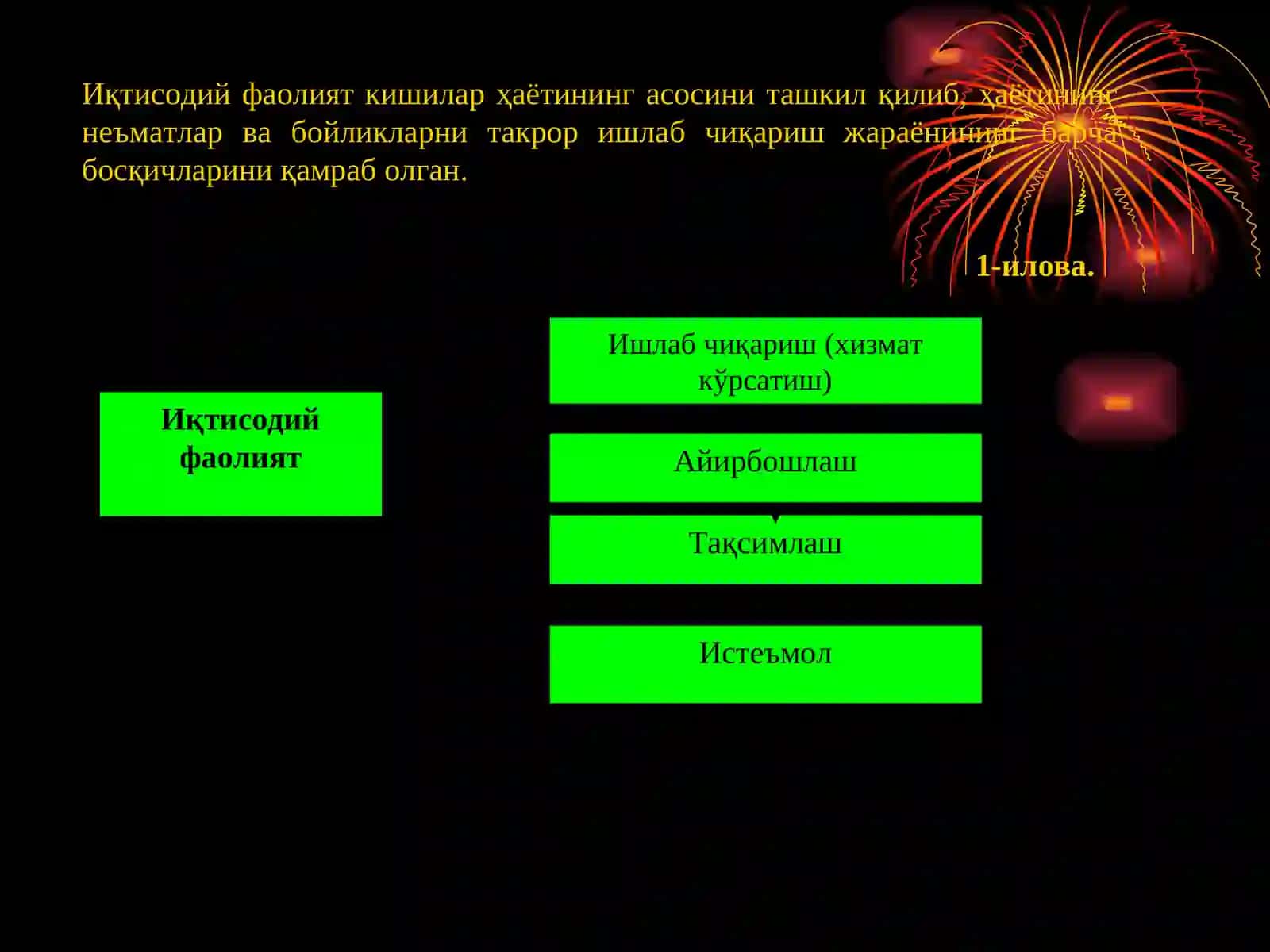 Иқтисодий фаолият ва ишлаб чиқариш 3