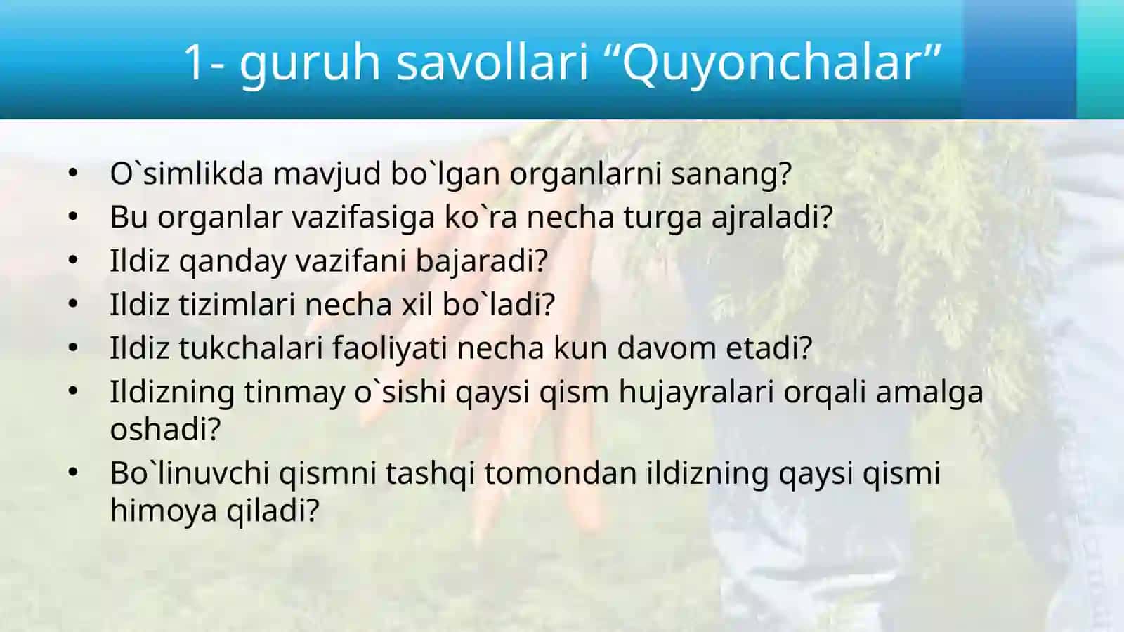 SHAKLI O‘ZGARGAN ILDIZLAR 3