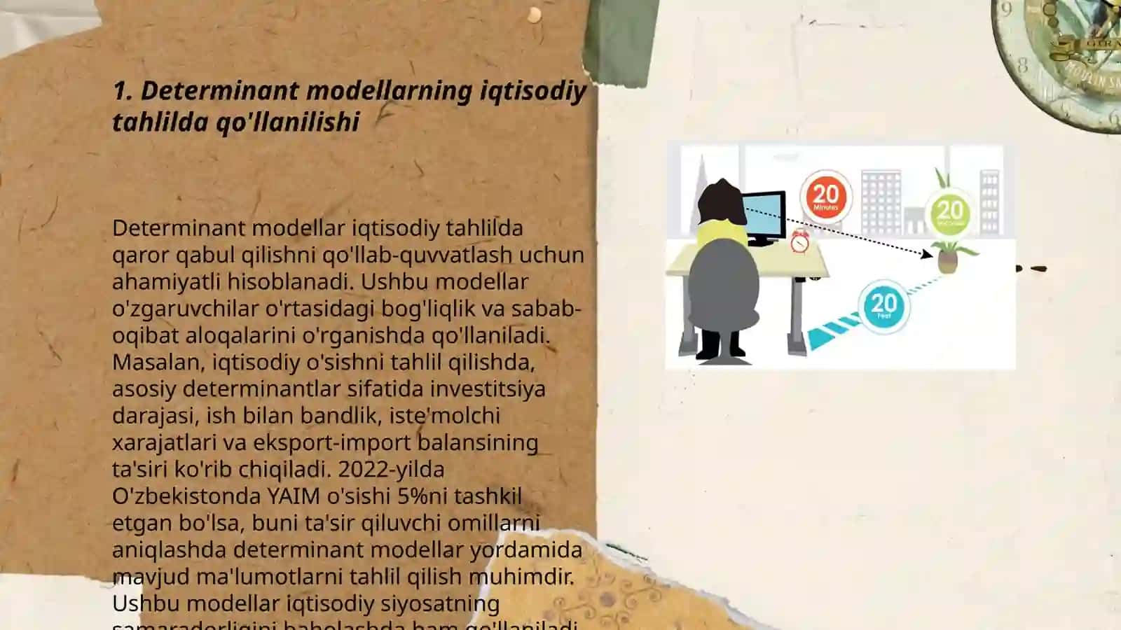 Iqtisodiy tahlilda stoxastik va determinantlashgan modellarning qo'llanilishi 3