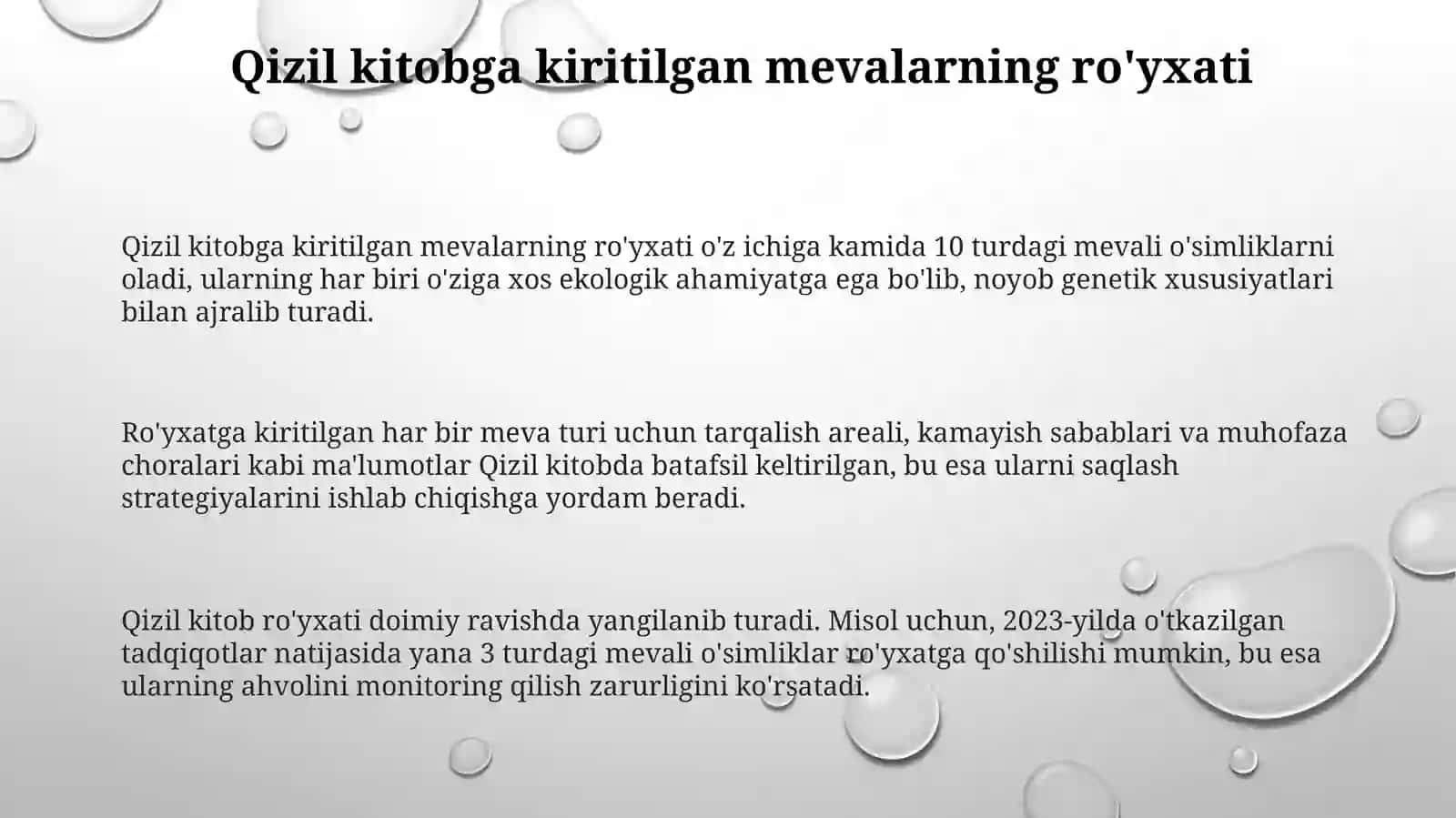 Qizil kitobga kiritilgan mevalar 3