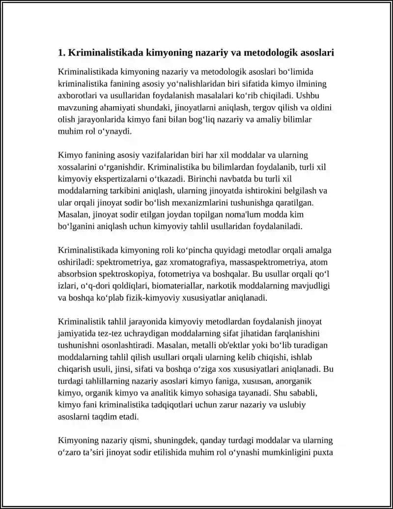 KRIMINALISTIKADA KIMYONING O‘RNI 3