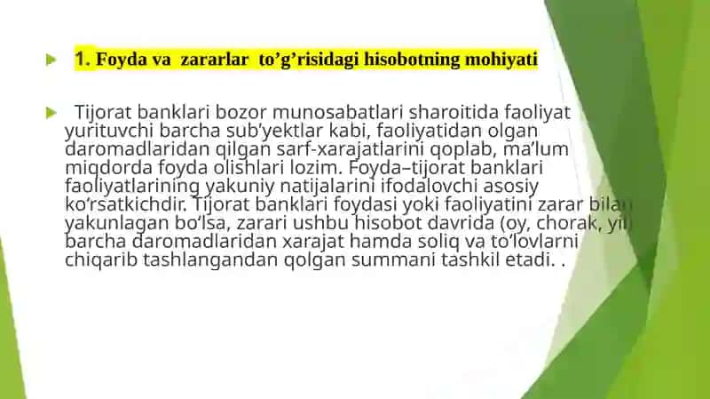 TIJОRАT BАNKLАRIDАIQTISОDIY TАHLILNINGАХBОRОT MАNBАI 3