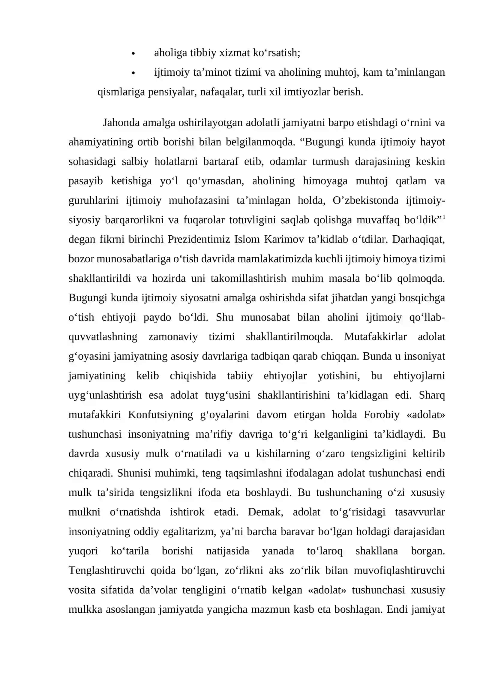 Aholini ijtimoiy himoya qilish tizimi va davlatning ijtimoiy siyosati 3