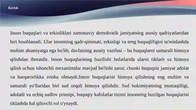 Inson huquqini sud orqalihimoya qilish kafolatlari 3
